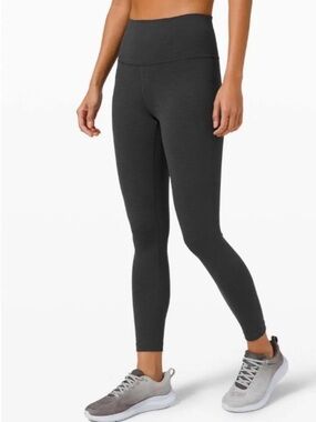 Lululemon Wunder Train High-Rise Tight 25" Heathered Graphite Grey